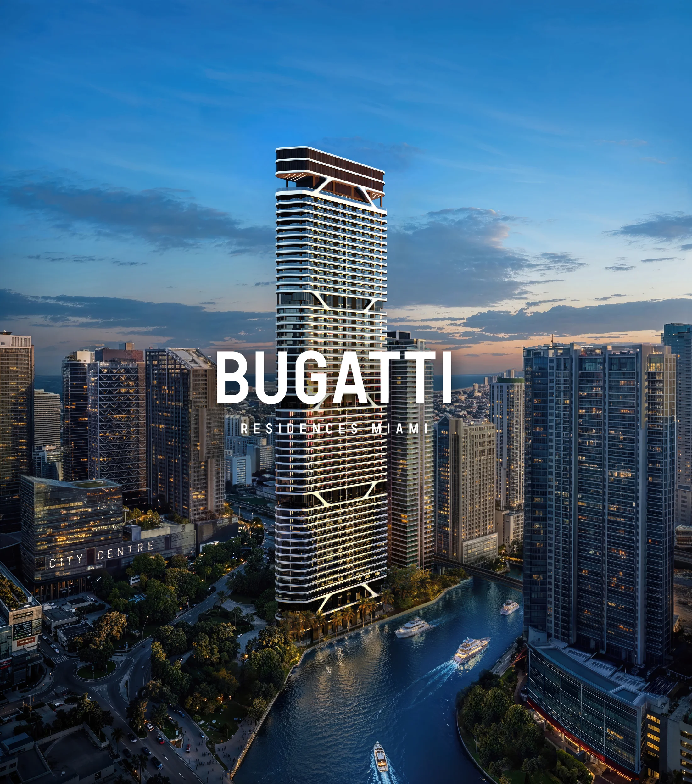 Bugatti Residences Miami Wide View